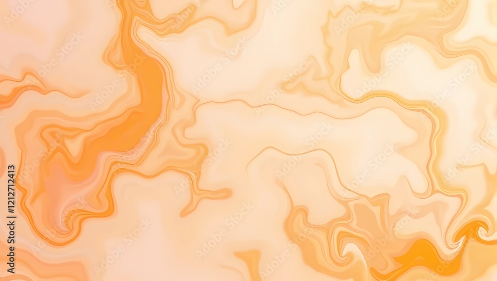 Abstract of orange and white marble texture with fluid swirls and wavy patterns. Creating a dynamic and vibrant visual effect Abstract of orange and white marble texture with fluid swirls and wavy patterns. Creating a dynamic and vibrant visual effect