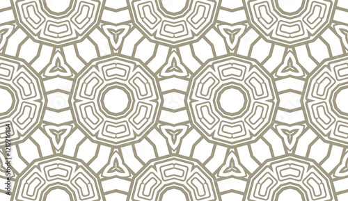 seamless geometric pattern. modern ornament. vector illustration. design for fashion, interior, background