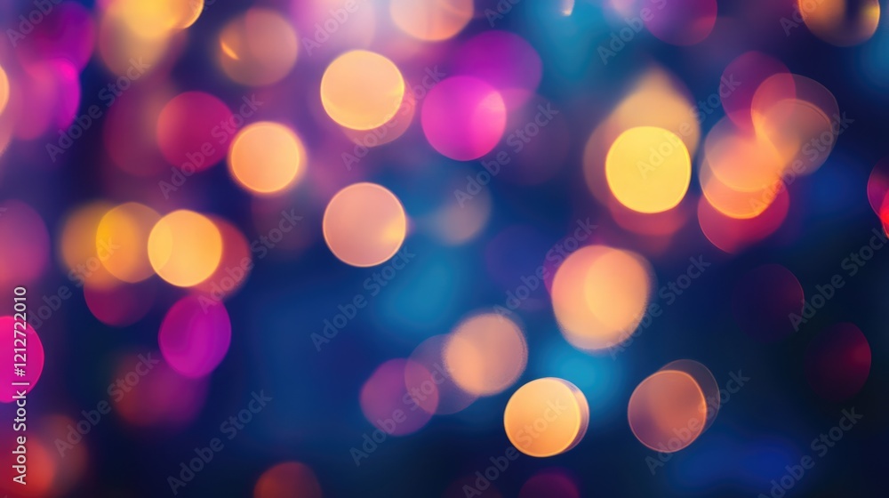 Fototapeta premium Colorful Abstract Blurred Background with Neon Lights in Vivid Hues Suitable for Wallpapers and Creative Design Projects