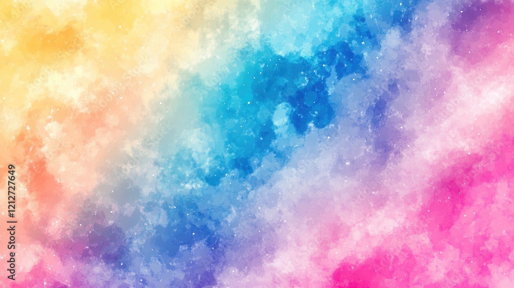 Vibrant abstract gradient background featuring a blend of blues pinks and yellows with a textured cloud-like appearance Vibrant abstract gradient background featuring a blend of blues pinks and yellows with a textured cloud-like appearance