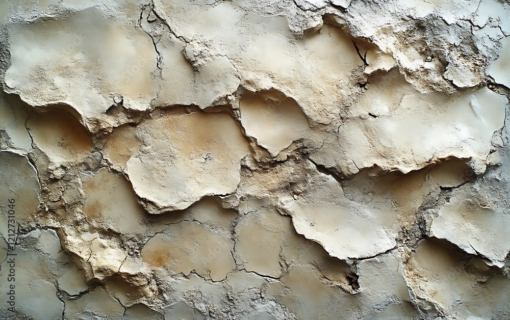 Cracked and weathered beige stone surface texture. Cracked and weathered beige stone surface texture.