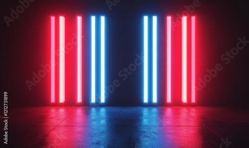 Red and Blue Stage Lights