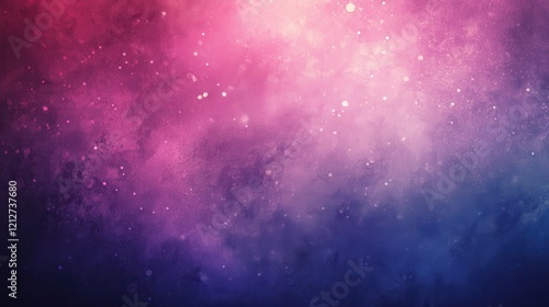 Abstract Pink and Purple Nebula Background.