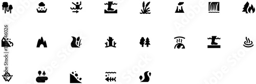 Set of Environment icons