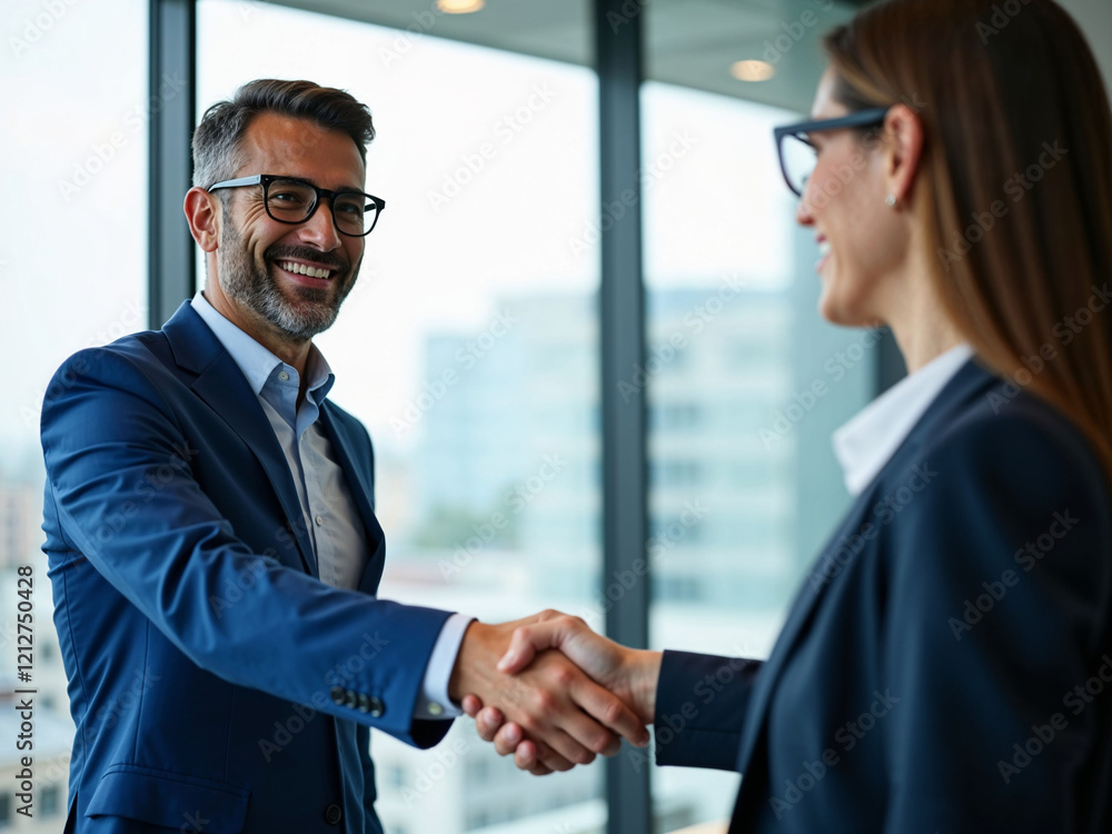 Successful businessmen shake hands Successful businessmen shake hands