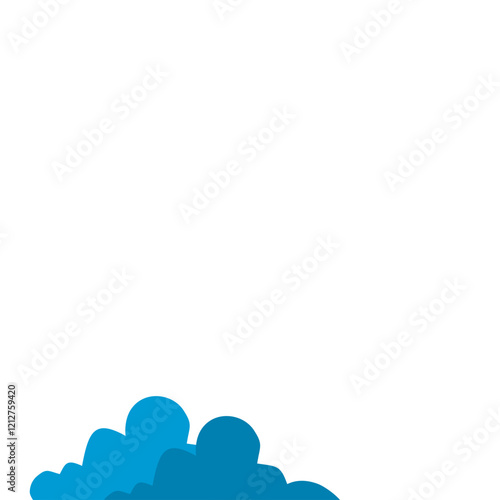 Vector Blue Clouds