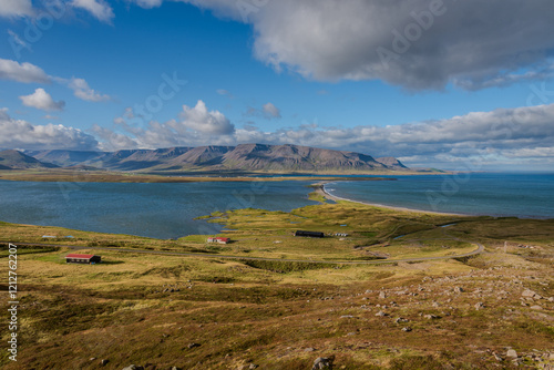 Scenic photo of icelandic road trip.