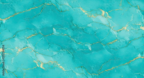 Turquoise marble texture with vibrant blue-green tones and subtle white and gold veins.