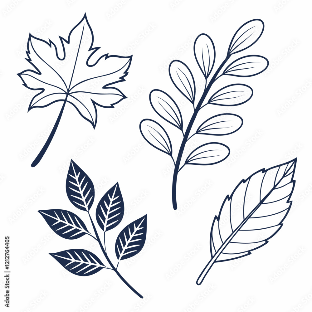 Obraz premium set of feathers