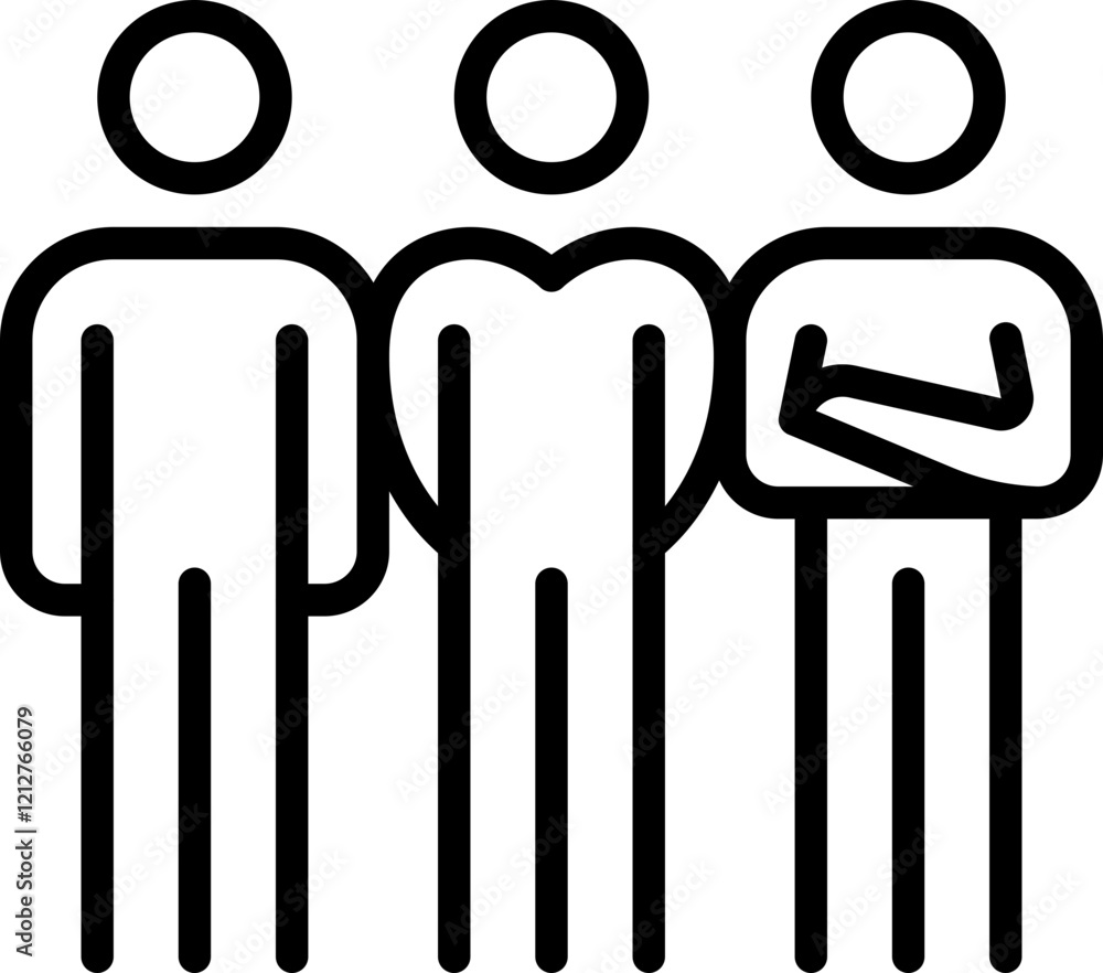 people icon teamwork, business people,heart, group people icon teamwork, business people,heart, group