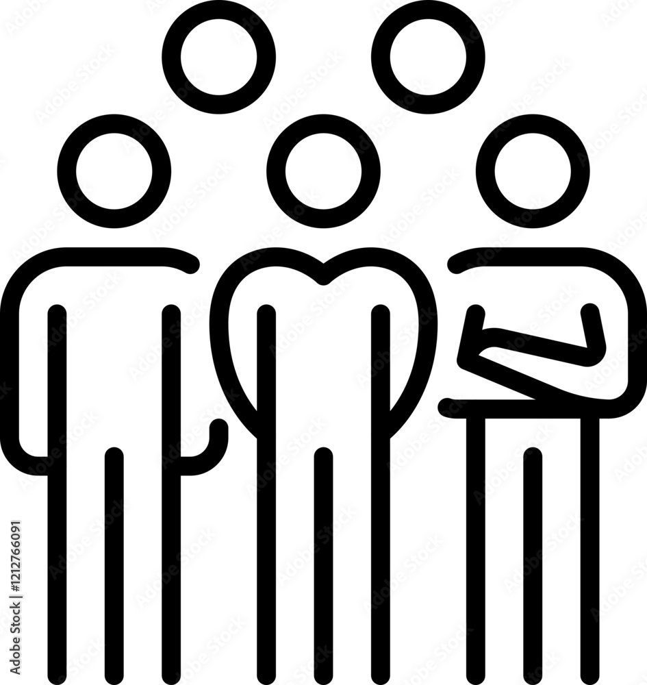 people icon teamwork, business people,heart, group people icon teamwork, business people,heart, group