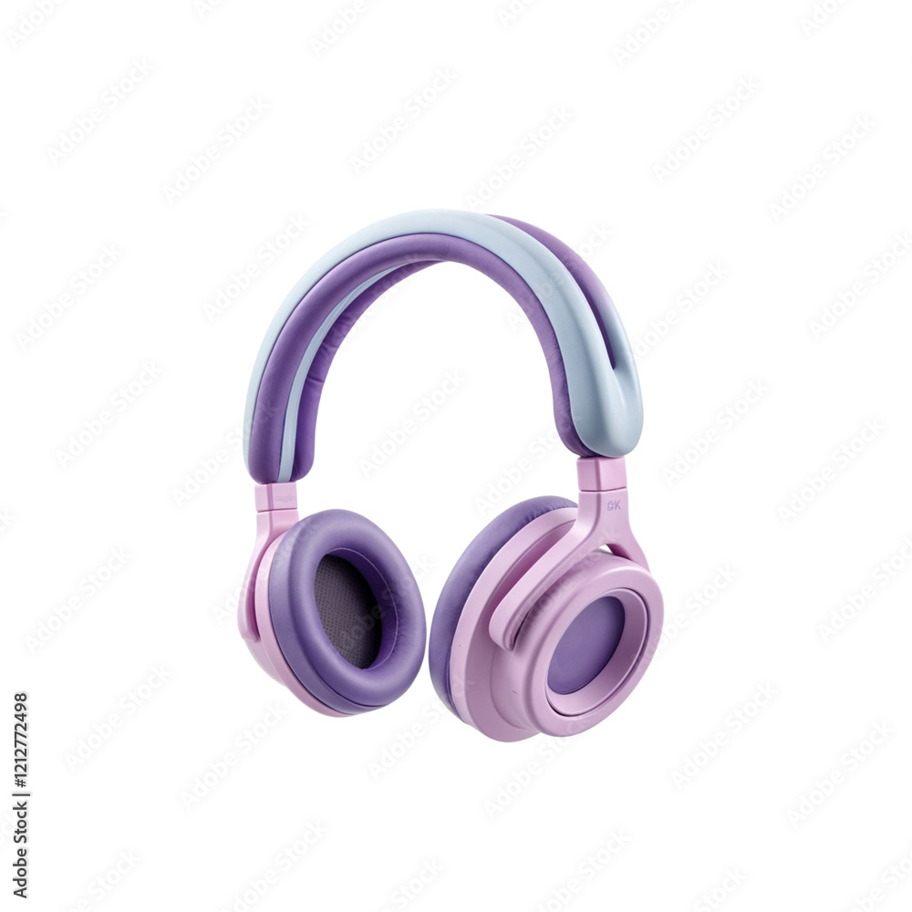 A Symphony in Sound: Stylish headphones, with a harmonious blend of purple and pastel tones, stand out as a symbol of audio quality, perfect for music lovers and tech enthusiasts. A Symphony in Sound: Stylish headphones, with a harmonious blend of purple and pastel tones, stand out as a symbol of audio quality, perfect for music lovers and tech enthusiasts.