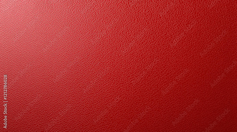 Fototapeta premium scarlet red leather texture for luxury furniture upholstery branding graphic design backgrounds seamless glossy finish realistic high resolution