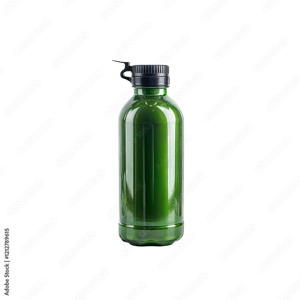 Emerald Elixir: A sleek, green insulated bottle with a black cap stands tall, filled with a refreshing beverage. A symbol of hydration and eco-consciousness. Emerald Elixir: A sleek, green insulated bottle with a black cap stands tall, filled with a refreshing beverage. A symbol of hydration and eco-consciousness.