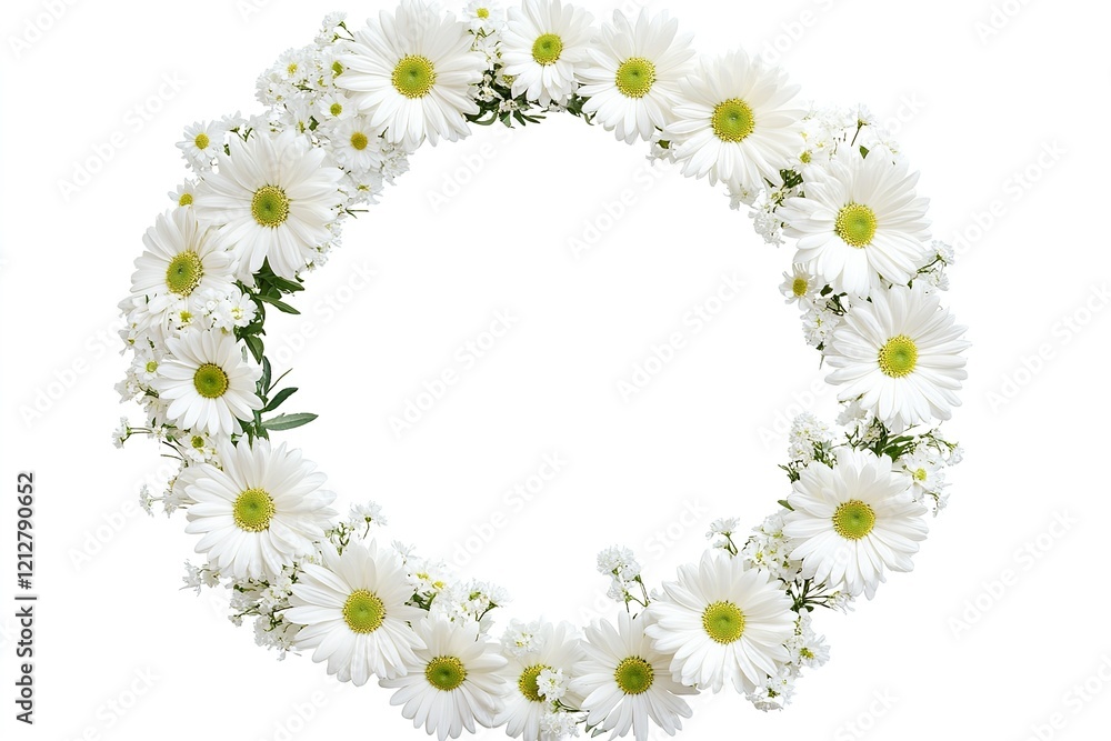 Fototapeta premium wreath of flowers