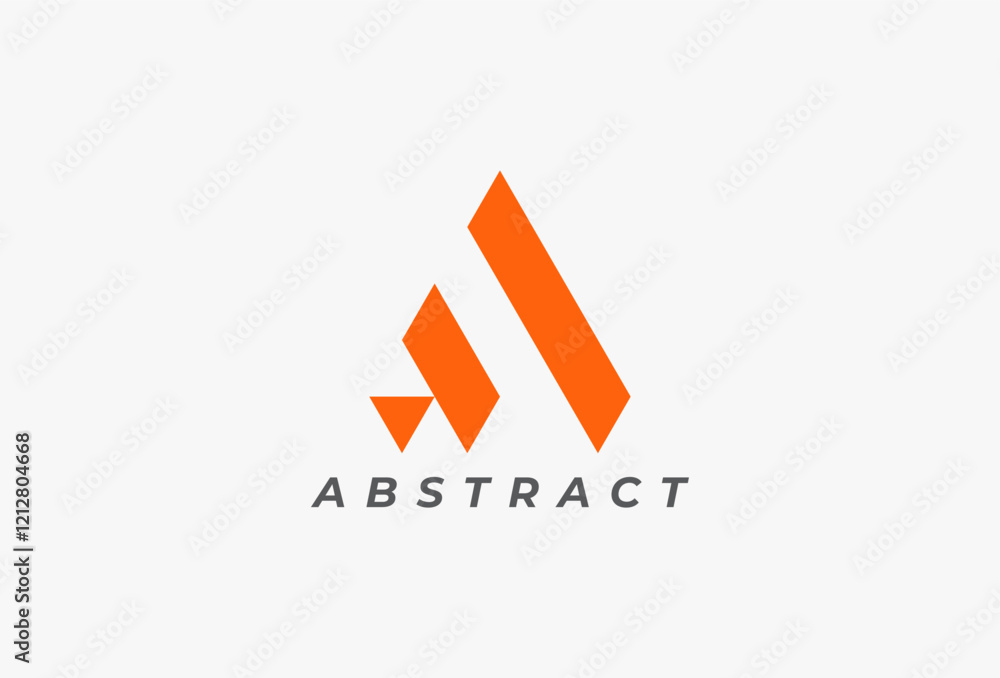 Abstract Triangle make from geometric shapes Vector Logo template. Modern Minimal Design usable for Corporate Business Branding Identity that Related with Triangle, trinity, pyramid, a, a letter. Abstract Triangle make from geometric shapes Vector Logo template. Modern Minimal Design usable for Corporate Business Branding Identity that Related with Triangle, trinity, pyramid, a, a letter.