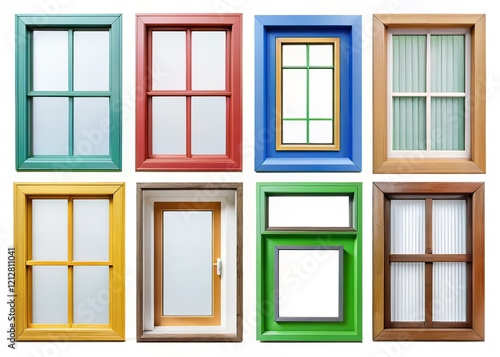 Modern House Window Frames - Low Light Collection