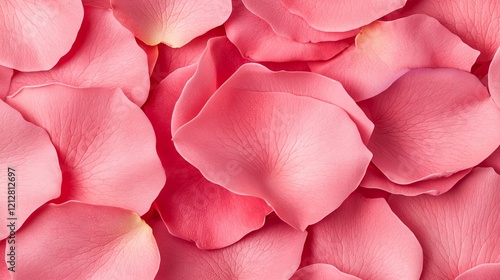 Wallpaper Mural Delicate pink rose petals scattered elegantly, perfect for romantic themes and nature motifs. Torontodigital.ca