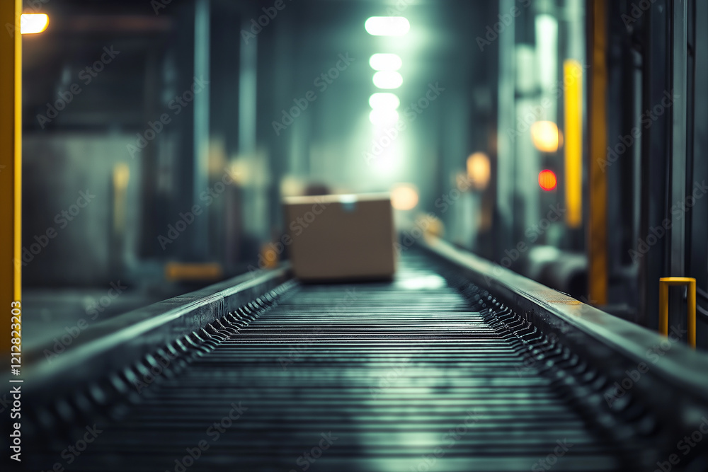 custom made wallpaper toronto digitalClose-up of multiple cardboard box packages on conveyor belt