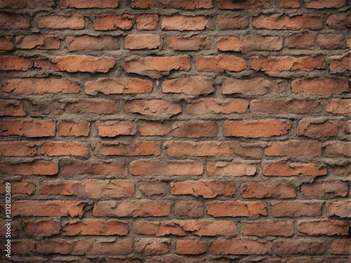 Brick wall background. Brick wall texture. Background of old vintage brick wall. Brick wall for brickwork background design.