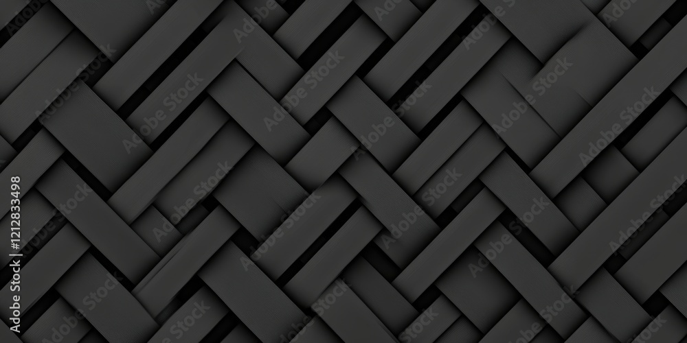 Intricate Black Woven Pattern in a Textured Surface Design Intricate Black Woven Pattern in a Textured Surface Design