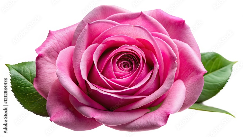 Pink Rose Flower Isolated White Background Clipping Path Pink Rose Flower Isolated White Background Clipping Path