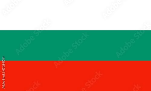 Bulgaria national flag. Flag of Bulgaria