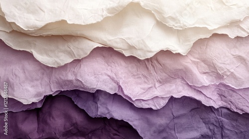 Wallpaper Mural Layered Fabric Shades Of Purple And White Torontodigital.ca