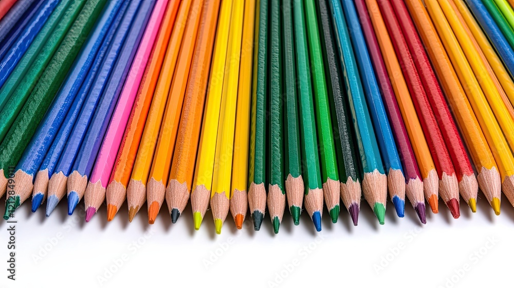 Creative studio bright pencil arrangement Creative studio bright pencil arrangement
