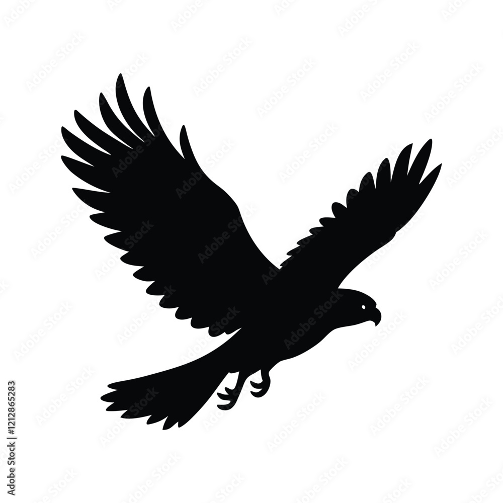 Obraz premium eagle in the sky vector illustration.