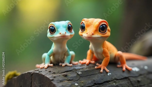 frog on a tree