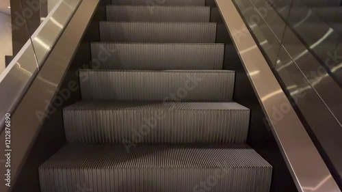 escalator in subway