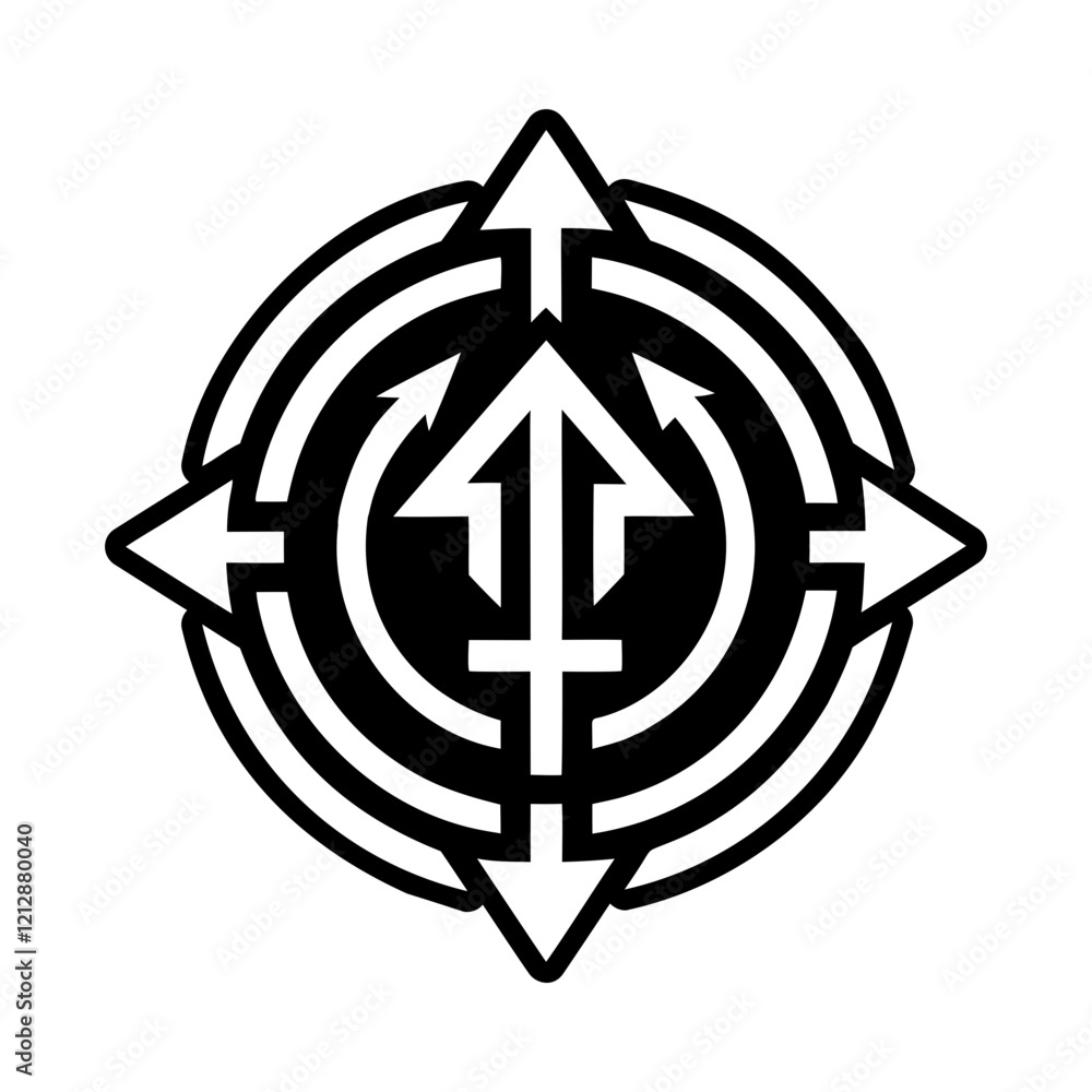 Handout hobo symbol icon in filled style Handout hobo symbol icon in filled style