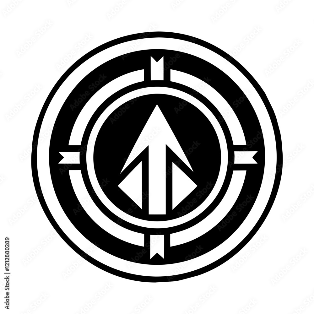 Defend yourself symbol icon in glyph style Defend yourself symbol icon in glyph style