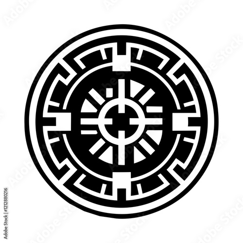 Hobo pattern icon in filled style