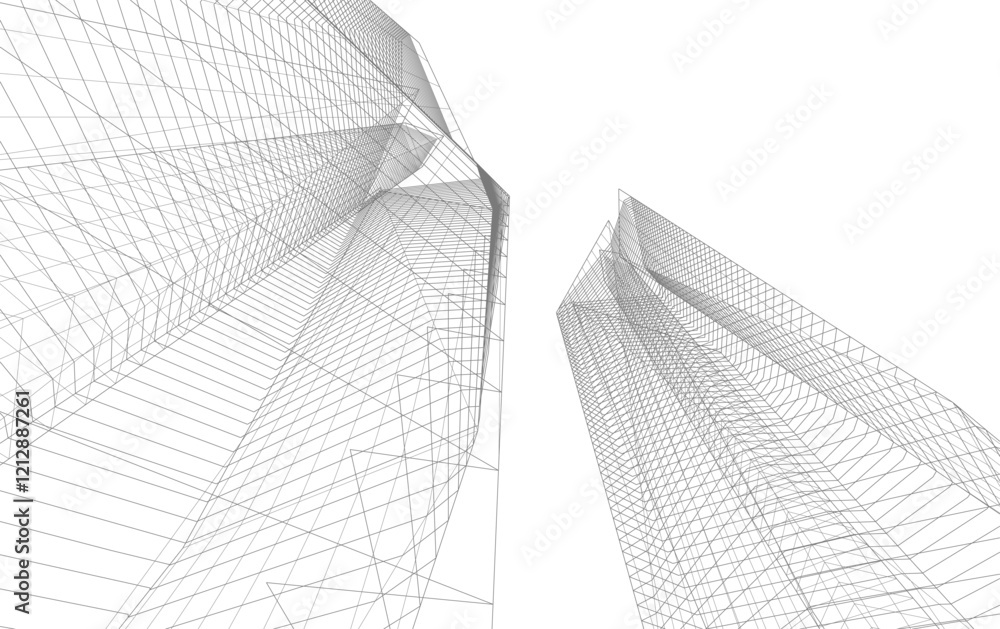 architecture building vector drawing architecture building vector drawing