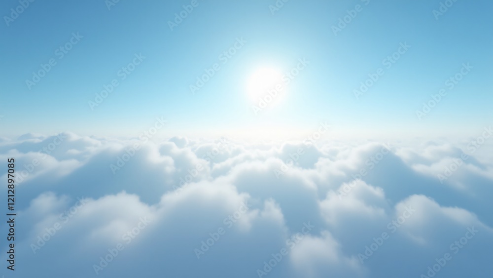 Cirrostratus clouds form a thin, glowing veil across the sky, diffusing sunlight with a soft halo effect, creating a serene, high-altitude atmospheric glow. Cirrostratus clouds form a thin, glowing veil across the sky, diffusing sunlight with a soft halo effect, creating a serene, high-altitude atmospheric glow.