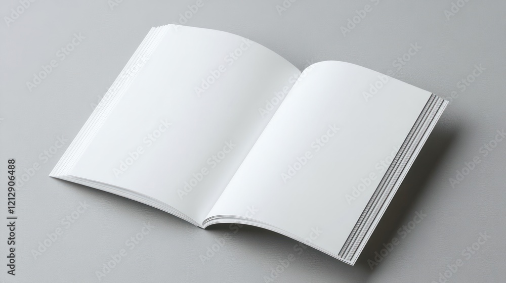 Blank Open Book Mockup: A Clean and Minimalist Design for Your Projects Blank Open Book Mockup: A Clean and Minimalist Design for Your Projects