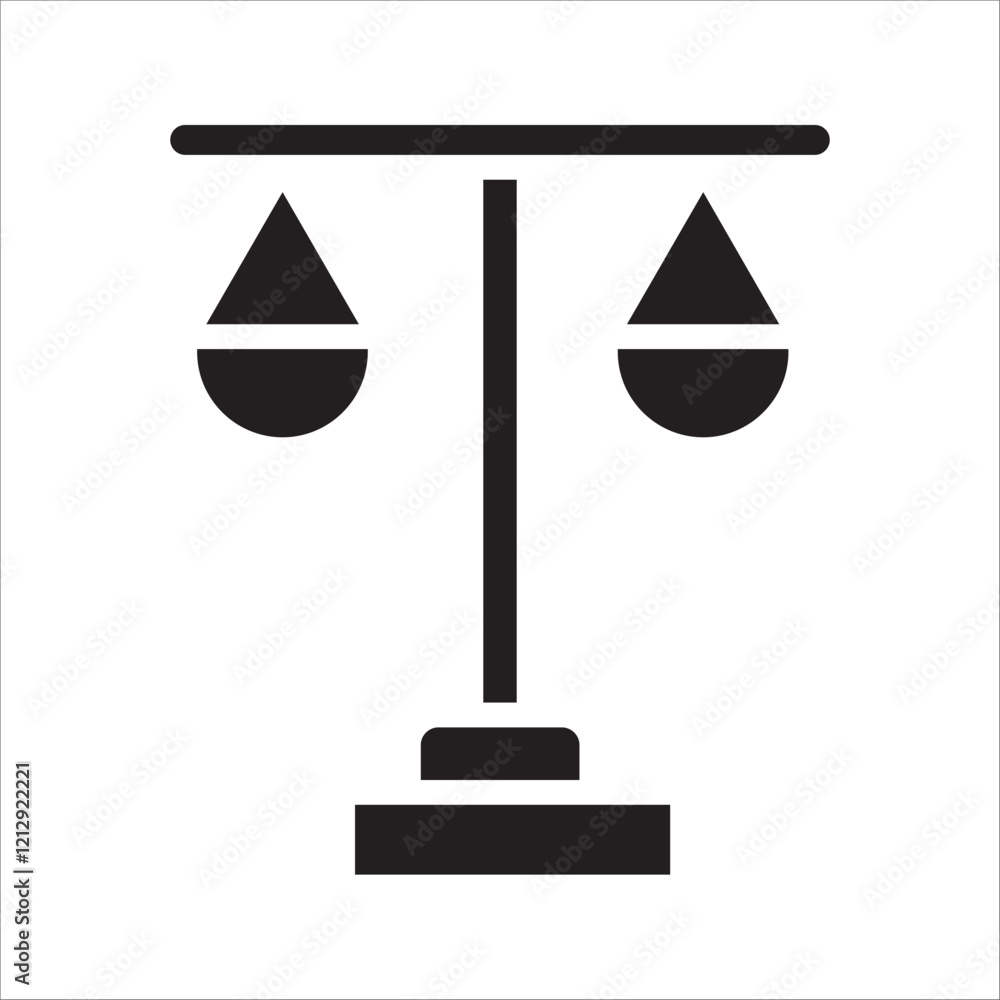 Fototapeta premium scale icon with white background