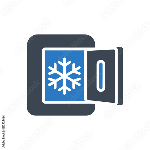 Open Freezer Door Icon