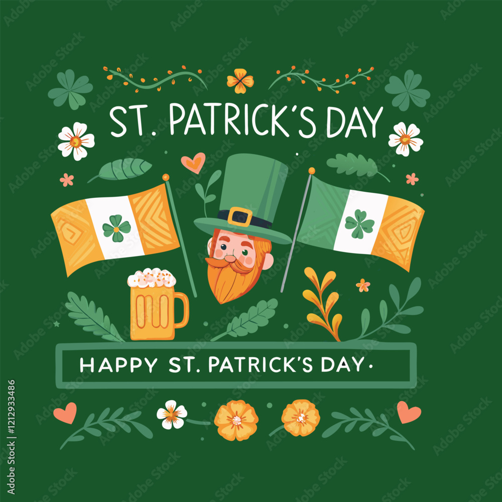 St. Patrick's Day T-shirt design St. Patrick's Day T-shirt design