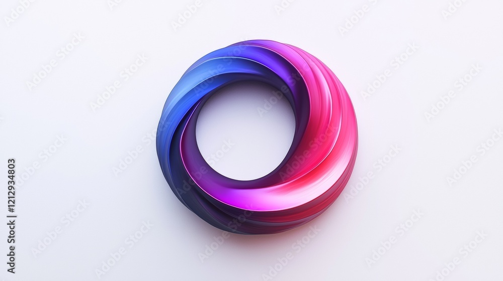 Colorful swirling design creates a visually captivating geometric shape with smooth gradients Colorful swirling design creates a visually captivating geometric shape with smooth gradients