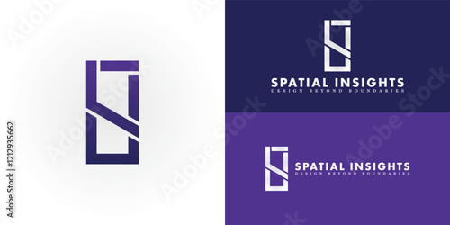 The dynamic logo design features the initials SI creatively intertwined, creating a unique and visually striking symbol that evokes a sense of structure, innovation, and architectural ingenuity.