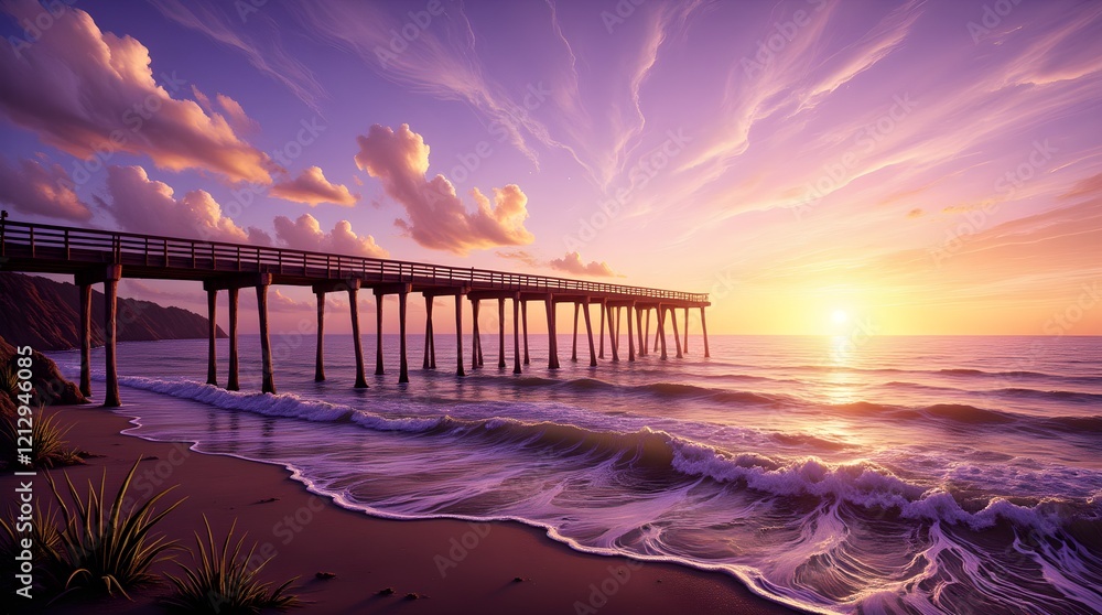 Fototapeta premium Twilight Pier