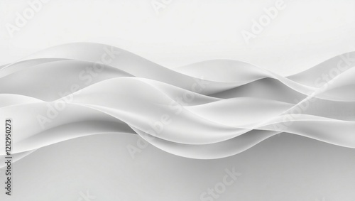 Wallpaper Mural Grayscale Abstract Waves Fluid Minimalist Design Torontodigital.ca