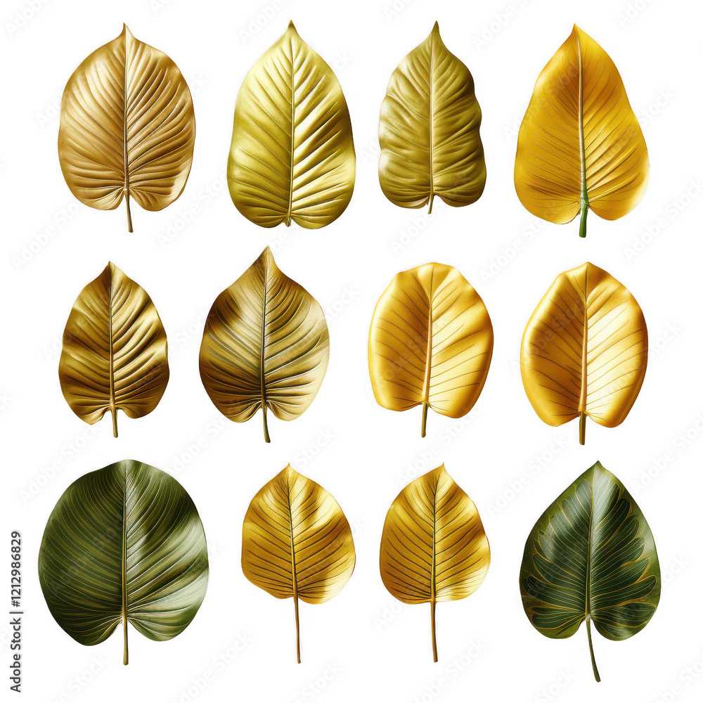 leaves ,isolated on transparent background. leaves ,isolated on transparent background.