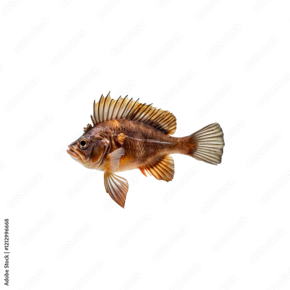 Underwater Wonder: An isolated shot of a vivid fish, flaunting intricate patterns and dynamic fins. This image beautifully encapsulates the aquatic world. Underwater Wonder: An isolated shot of a vivid fish, flaunting intricate patterns and dynamic fins. This image beautifully encapsulates the aquatic world.