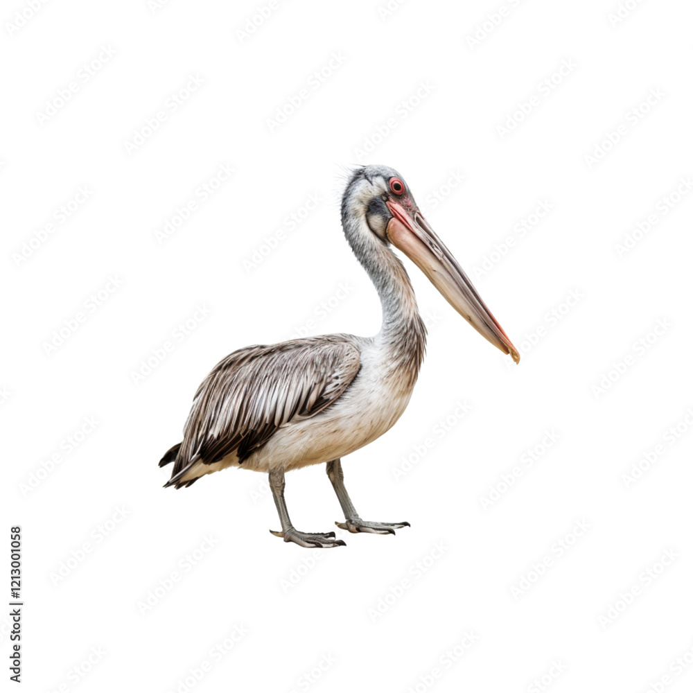 Elegant Pelican Portrait: A captivating shot of a pelican showcasing its distinctive features with a long beak, captivating eyes, and textured feathers, the bird stands out with elegance and grace Elegant Pelican Portrait: A captivating shot of a pelican showcasing its distinctive features with a long beak, captivating eyes, and textured feathers, the bird stands out with elegance and grace