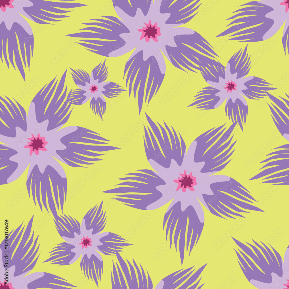 Fototapeta premium Seamless floral pattern