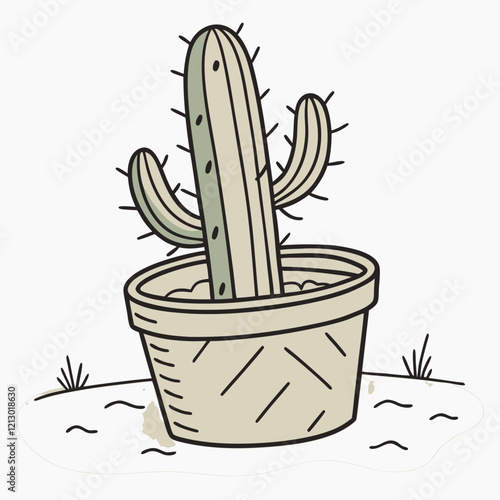 cactus in a pot